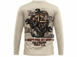 Only Live Once UV Protectant Long Sleeve Crew
